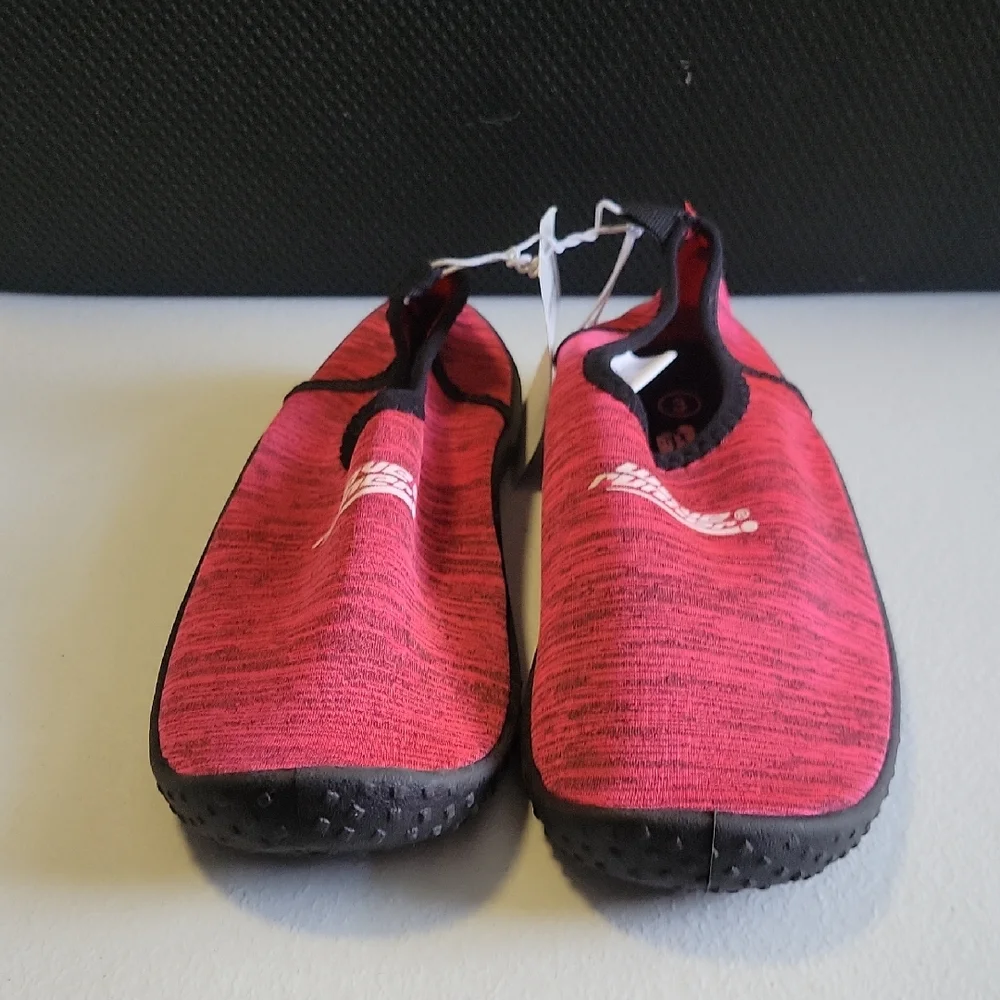 Red Slip-On Water Shoes